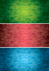 set of vector bright grunge style backgrounds