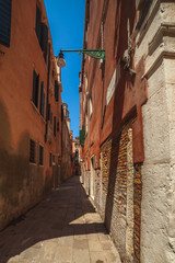 Little street in Venice (Calle dei Volti)