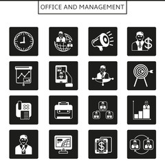office and management icons
