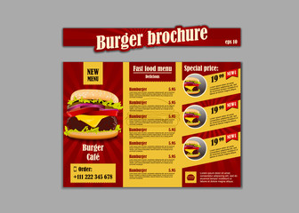 Menu placemat food restaurant brochure, menu template design. Vintage creative dinner template with hand-drawn graphic. Vector food menu flyer.