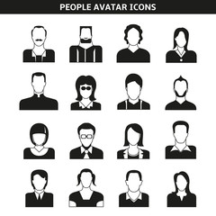people avatar, character icons
