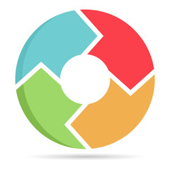 circle diagram, infographic template