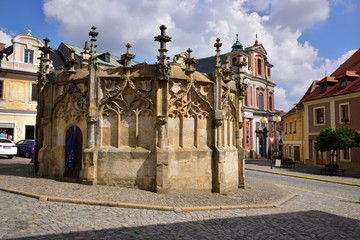 Obraz premium Kutna Hora stone fountain