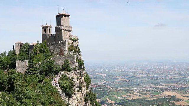 Rocca della Guaita ancient fortress of San Marino Italy