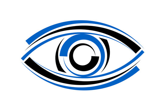 Logo eye on a white background
