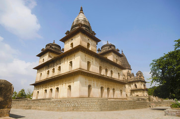 Obraz premium Exterior view of chhatri at Orchha. Orchha. Madhya Pradesh