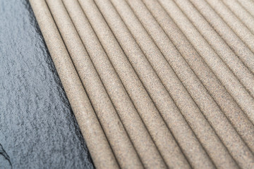 Electrodes for welding, different