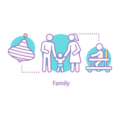 Family concept icon