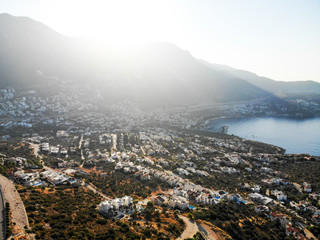 Aerial View of Resort Town Kalkan Antalya in Turkey