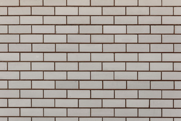 Brick wall in a house under construction