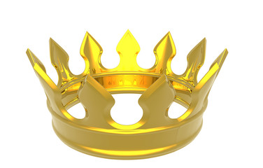 Goldene Krone mit Zacken