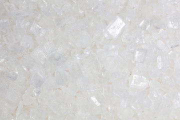 White granulated sugar as a background