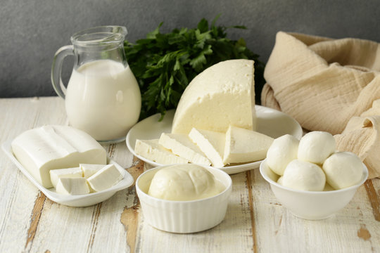 natural homemade milk soft cheese
