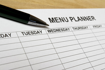 Menu planner