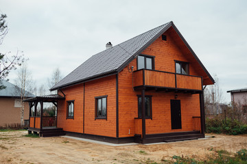 wooden country house exterior