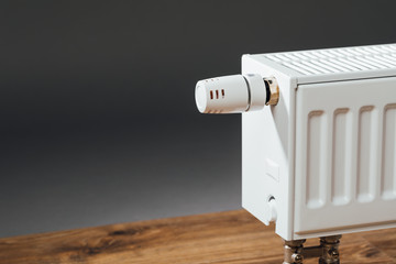 heating radiator with warm steam