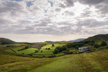 Fototapeta na wymiar Typical English countryside landscape