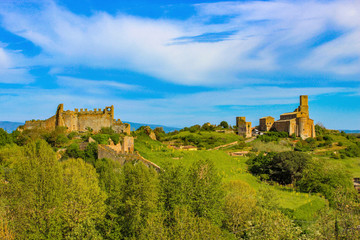 Fototapeta na wymiar ancient Etruscan city of Tuscania