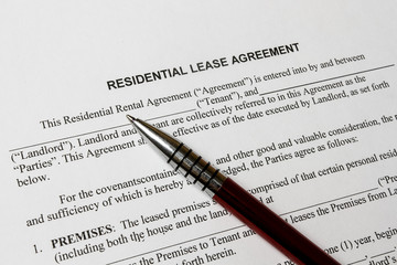 lease agreement contract sheet