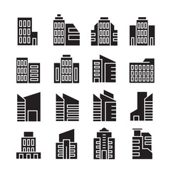 Fototapeta premium vector set of building icons