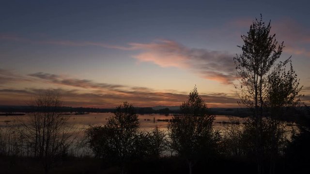 Summer Sunset over the Olympic Mountains