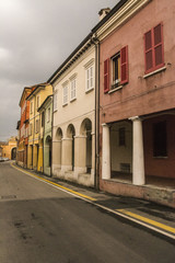 Cesena street Italy