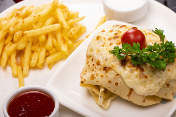 mixed pancakes