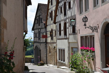 Side Street View, Rothenburg, Germany