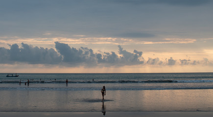 バリ島の海と空