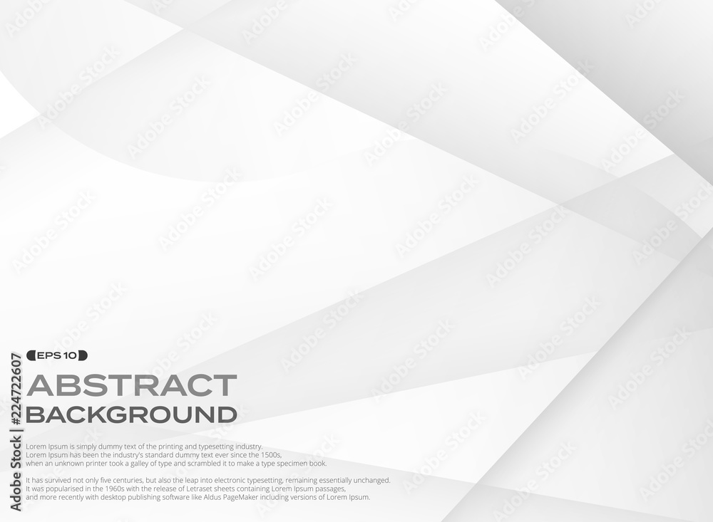 Poster Abstract of gray line pattern geometric circle background.