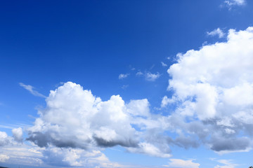 blue sky with clouds