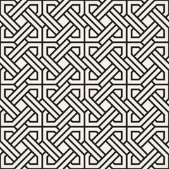 Vector seamless pattern. Modern stylish abstract texture. Repeating geometric tiles..