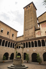 Santo Stefano landmark in Bologna in Italy