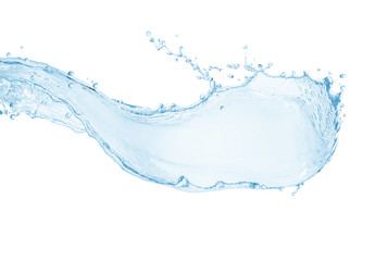 Water ,water splash isolated on white background
