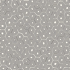 Seamless irregular lines vector mosaic pattern. Abstract chaotic tessellation texture