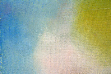 Abstract painting. Painting with oils on canvas for the background of a major stroke.