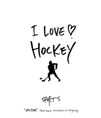 스포츠 포스터 / 손으로 그린 스포츠 그림