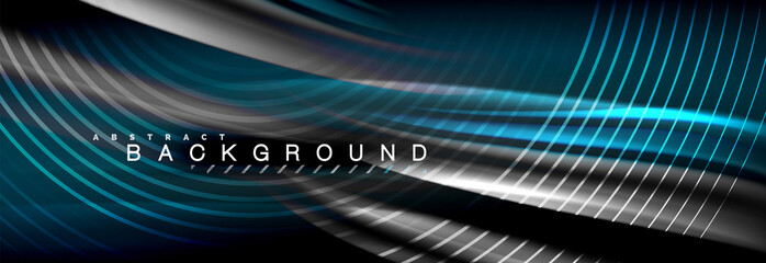 Fluid color wave line background. Trendy abstract layout template for business or technology presentation, internet poster or web brochure cover, wallpaper