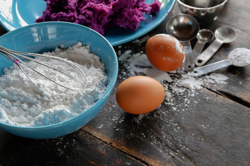 Abstract cooking methods and equipment bakery. Healthy food.