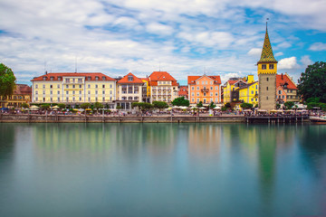 Fototapeta premium Mangenturm at Lindau city island Bodensee