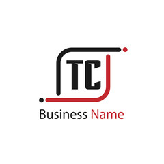 Initial Letter TC Logo Template Design