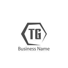 Initial Letter TG Logo Template Design