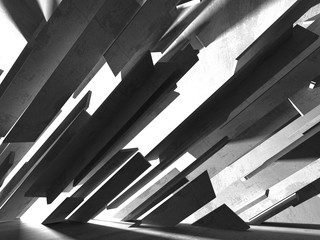 Abstract geometric concrete architecture background