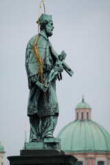 Statue of St. John of Nepomuk, Charles bridge, Prague