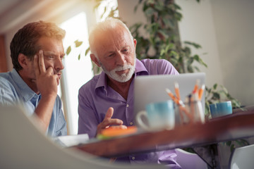 Business people discussing in office