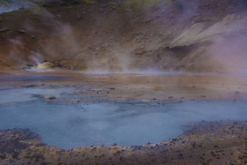 Iceland's geothermal features make an other-worldly landscape