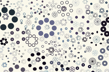 Abstract conceptual geometric circles or ellipses. Repeat, texture, shape & bubbles.