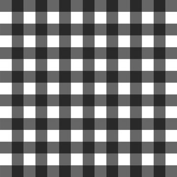 Black And White Gingham Pattern