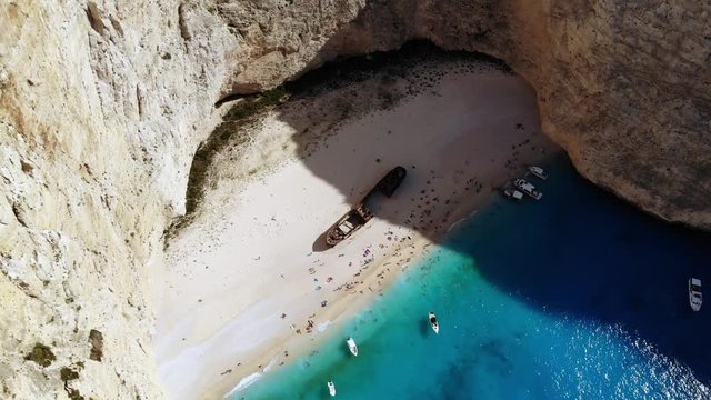 Shipwreck Beach also known as Navagio Beach.