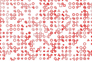 Abstract illustrations of line or shape, conceptual. Pattern, color, design & template.